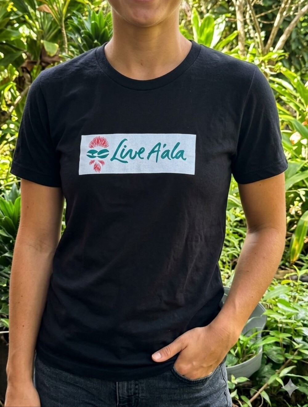APB Skateshop "Live A'ala" Graphic Tee - Rare, Slim Fit, Black, Sz Small Unisex